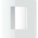 Fresca FMC5084WH Coda 18" White Corner Medicine Cabinet with Mirror Door