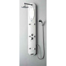 Fresca FSP8010SL Novara PVC Silver Shower Massage Panel