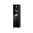 Fresca FST1004ES Espresso Bathroom Linen Side Cabinet with 3 Open Shelves