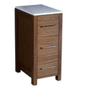 Fresca FST6212WB Torino 12" Walnut Brown Bathroom Linen Side Cabinet