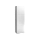 Fresca FST8090WH White Bathroom Linen Side Cabinet with 3 Large Storage Areas