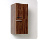 Fresca FST8091GW Walnut Bathroom Linen Side Cabinet with 2 Storage Areas