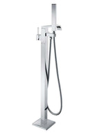 Anzzi Angel 2-Handle Claw Foot Tub Faucet with Hand Shower in Polished Chrome FS-AZ0044CH 20