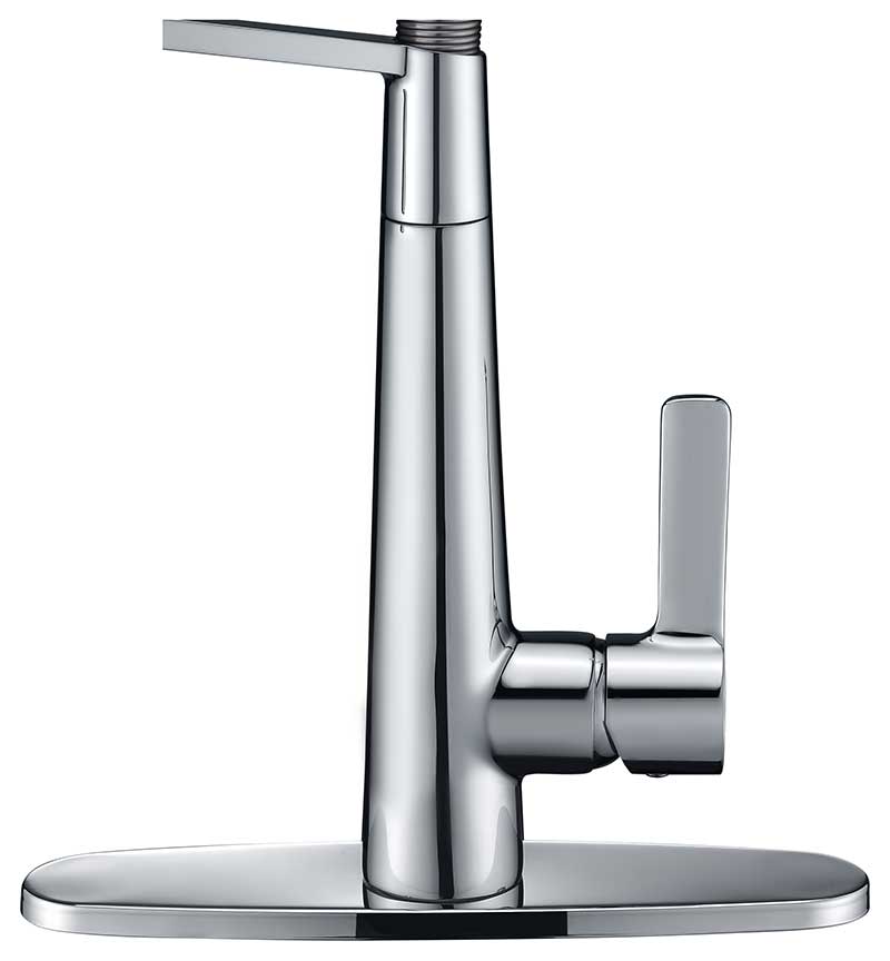 Anzzi Apollo Single Handle Pull-Down Sprayer Kitchen Faucet in Polished Chrome KF-AZ188CH 16