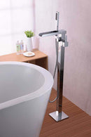 Anzzi Union 2-Handle Claw Foot Tub Faucet with Hand Shower in Polished Chrome FS-AZ0059CH 2