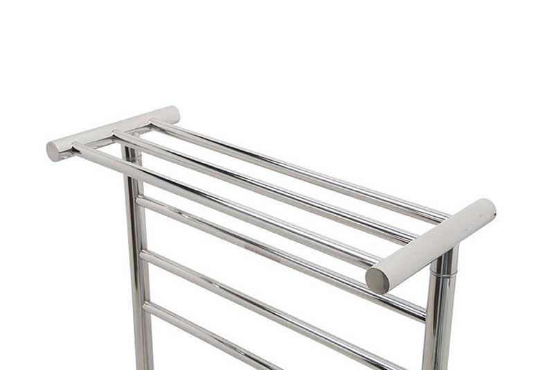 Anzzi Eve 8-Bar Stainless Steel Wall Mounted Electric Towel Warmer Rack in Polished Chrome  7