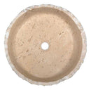 Anzzi Desert Crown Vessel Sink in Classic Cream Marble