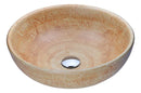 Anzzi Earthen Series Vessel Sink in Creamy Beige LS-AZ184