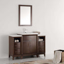 Fresca Cambridge 48" Antique Coffee Traditional Bathroom Vanity with Mirror 2