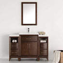 Fresca Cambridge 48" Antique Coffee Traditional Bathroom Vanity with Mirror 3