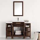 Fresca Cambridge 48" Antique Coffee Traditional Bathroom Vanity with Mirror 4