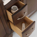 Fresca Cambridge 48" Antique Coffee Traditional Bathroom Vanity with Mirror 6