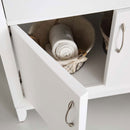 Fresca Cambridge 72" White Double Sink Traditional Bathroom Vanity with Mirrors 6