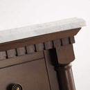 Fresca Kingston 36" Antique Coffee Traditional Bathroom Vanity with Mirror 7