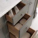 Fresca Kingston 36" Antique Silver Traditional Bathroom Vanity with Mirror 6