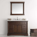 Fresca Kingston 48" Antique Coffee Traditional Bathroom Vanity with Mirror 3