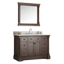 Fresca Kingston 48" Antique Coffee Traditional Bathroom Vanity with Mirror