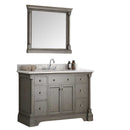 Fresca Kingston 48" Antique Silver Traditional Bathroom Vanity with Mirror