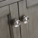 Fresca Kingston 60" Antique Silver Double Sink Traditional Bathroom Vanity with Mirrors 7