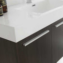 Fresca Vista 48" Gray Oak Wall Hung Modern Bathroom Vanity with Medicine Cabinet 5