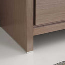 Fresca Allier 60" Gray Oak Modern Single Sink Bathroom Vanity with Mirror 8