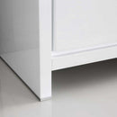 Fresca Allier 60" White Modern Single Sink Bathroom Vanity with Mirror 8