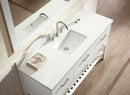 Ariel Bath Shakespeare 61" Single Sink Vanity Set in White 3
