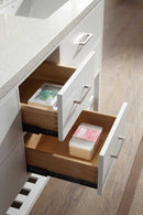 Ariel Bath Shakespeare 73" Double Sink Vanity Set in White 5