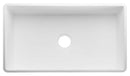 Anzzi Roine Farmhouse Reversible Apron Front Solid Surface 36 in. Single Basin Kitchen Sink in White K-AZ226-1A 6