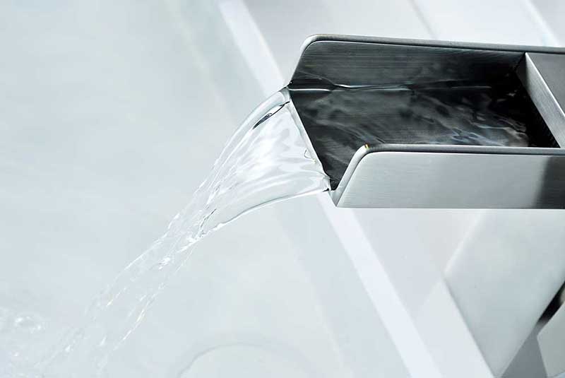 Anzzi Zhona Single Handle Bathroom Sink Faucet in Brushed Nickel 5