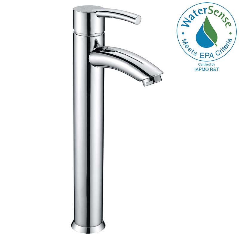 Anzzi Quartet Single Hole Single-Handle Bathroom Faucet in Polished Chrome L-AZ079