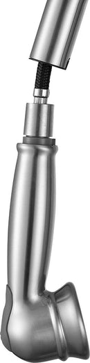 Anzzi Del Moro Single-Handle Pull-Out Sprayer Kitchen Faucet in Brushed Nickel KF-AZ203BN 21