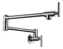 Anzzi Braccia Series 24" Wall Mounted Pot Filler in Brushed Nickel KF-AZ258BN