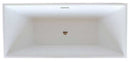 Anzzi Rook 5.6 ft. Acrylic Freestanding Non-Whirlpool Bathtub in White and Sol Series Faucet in Chrome 3