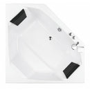 Glass by Nameeks Eden 59" x 59" Drop-In Corner Bathtub