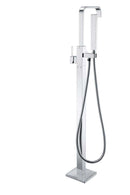 Anzzi Victoria 2-Handle Claw Foot Tub Faucet with Hand Shower in Polished Chrome FS-AZ0031CH 22