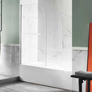 Anzzi Myth 34 in. x 58 in. Frameless Tub Door with TSUNAMI GUARD in Polished Chrome SD-AZ053-01CH 2