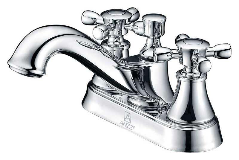 Anzzi Major Series 2-Handle Bathroom Sink Faucet in Polished Chrome