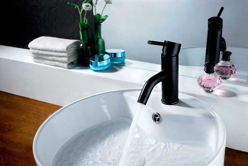 Anzzi Bravo Series Single Handle Bathroom Sink Faucet in Oil Rubbed Bronze 7