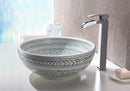 Anzzi Cadence Series Vessel Sink in Décor White LS-AZ185 2
