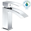 Anzzi Revere Series Single Hole Single-Handle Low-Arc Bathroom Faucet in Polished Chrome L-AZ037