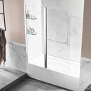 Anzzi Galleon 48 in. x 58 in. Frameless Tub Door with TSUNAMI GUARD in Polished Chrome SD-AZ054-01CH 7