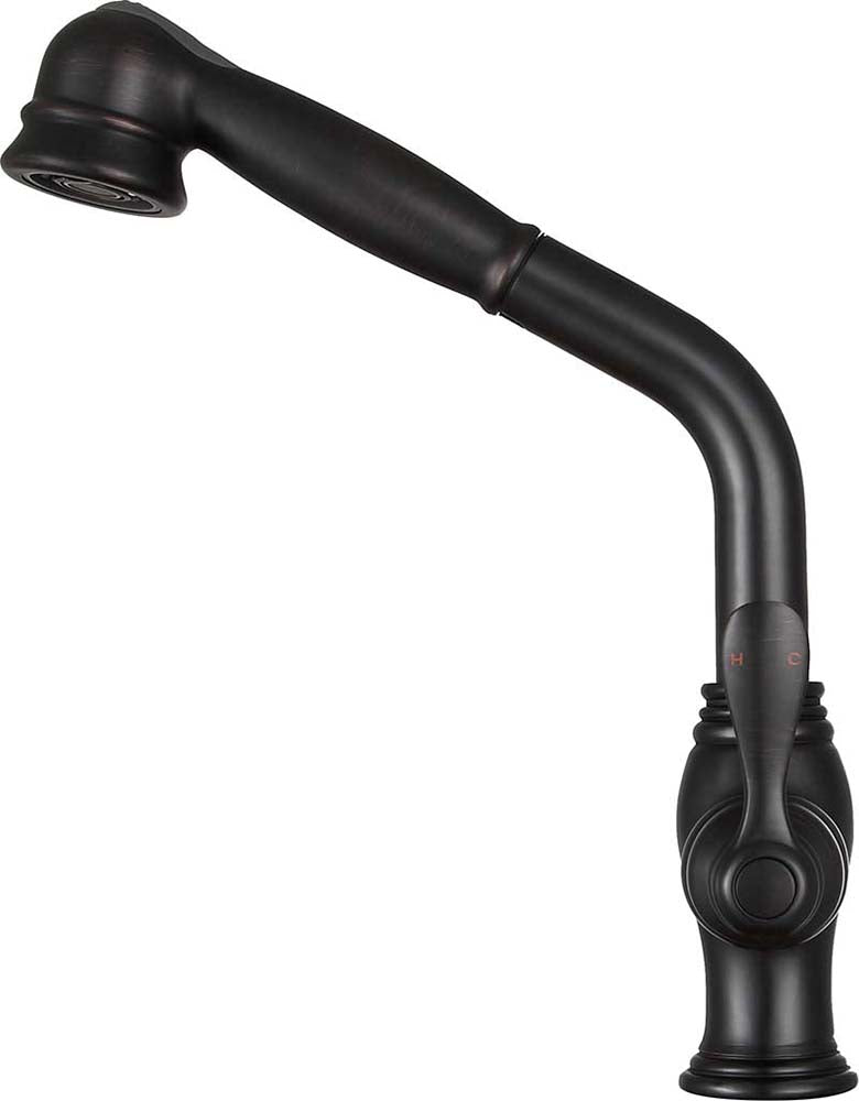Anzzi Del Moro Single-Handle Pull-Out Sprayer Kitchen Faucet in Oil Rubbed Bronze KF-AZ203ORB 26