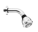 Jewel Faucets Adjustable Spray Anti-Lime Shower Head with Cast Brass Shower Arm,Designer Finish H42320-X