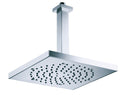 Jewel Faucets 10.5" Square Ceiling Mount Anti-Lime Shower Head with Cast Brass Shower Arm in Chrome H61715
