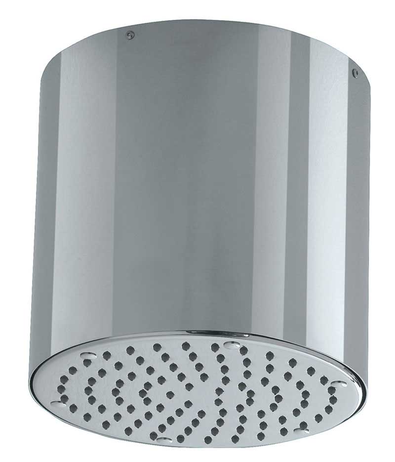Jewel Faucets 8" Cylinder Ceiling Mount Anti-Lime Shower Head Chrome H80405