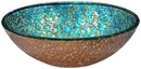 Anzzi Chrona Series Vessel Sink in Gold/Cyan Mix LS-AZ209 6