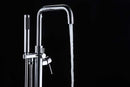 Anzzi Moray Series 2-Handle Freestanding Tub Faucet in Polished Chrome FS-AZ0048CH 5
