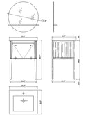 Bellaterra Home Kirkwood Bathroom Mirror 3