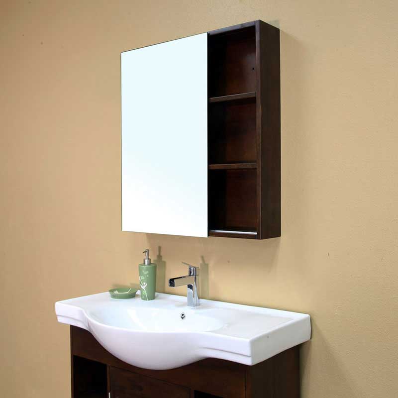 Bellaterra Home Langdon 29.5" x 31.5" Surface Mounted Medicine Cabinet 4